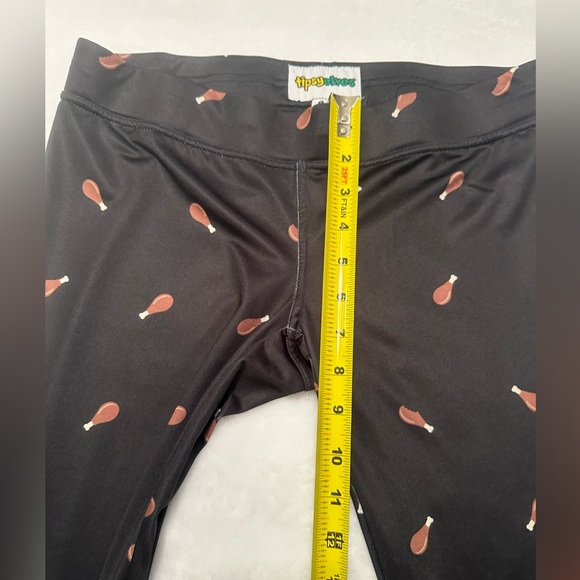Tipsy elves turkey leg women’s small leggings. EUC - Picture 4 of 5